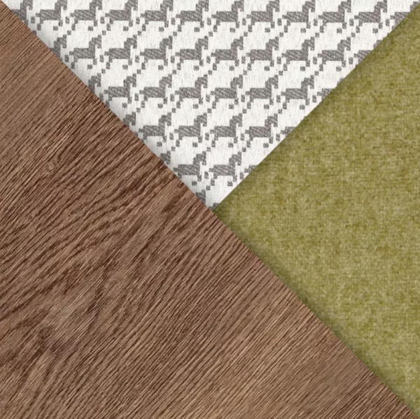 Кресло Claus, ясень натуральный, ткань, зеленый от интернет-магазина IDODOM.RU