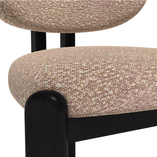 Стул Galloti, бук черный, букле noble 420 от интернет-магазина IDODOM.RU