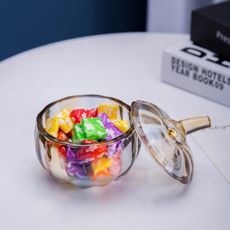 Шкатулка Cloyd POME Box / выс. 11 см - янтар. стекло (арт.50051) от интернет-магазина IDODOM.RU