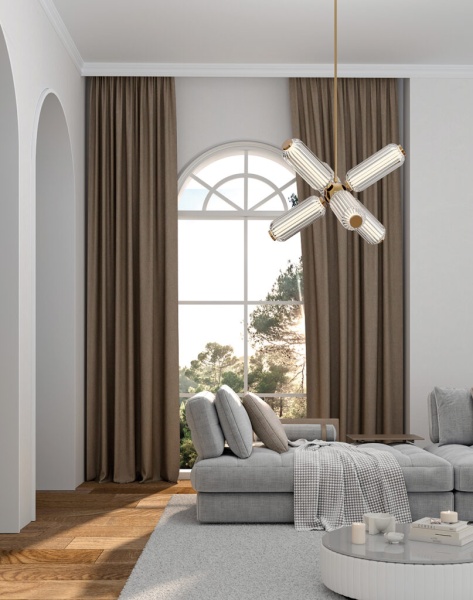 Подвесной светильник Elma Plus золотой металл от интернет-магазина IDODOM.RU