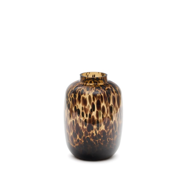 Panth Ваза из коричневого стекла 25,5 см от интернет-магазина IDODOM.RU