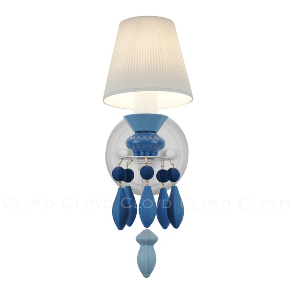 Бра Cloyd LOTTIE-D W1 - голубая керамика (арт.20412) от интернет-магазина IDODOM.RU