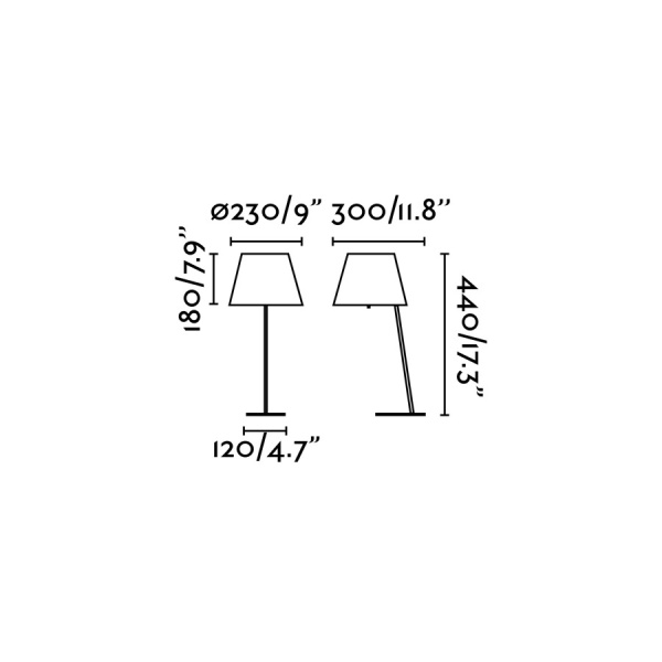 Настольная лампа Moma черная от интернет-магазина IDODOM.RU