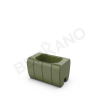 Кашпо-соединитель Y-seat longer DB Olive green