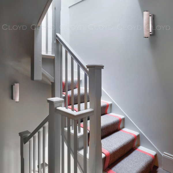 Бра Cloyd LERMONT-A W1 / выс. 30 см - алебастр - хром (арт.20207) от интернет-магазина IDODOM.RU