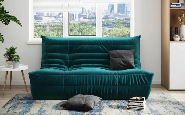 Диван ДеФранс™️ прямой 2-х местный - Эконом микровелюр