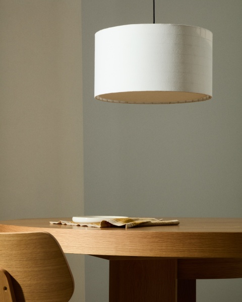 Dulan Абажур для подвесного светильника из хлопка Ø65см от интернет-магазина IDODOM.RU