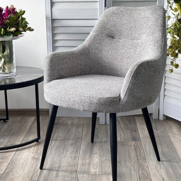 Стул Alen, шенил серый от интернет-магазина IDODOM.RU