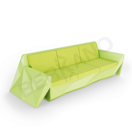 Диван Quaro с подушками Spring Green, Green