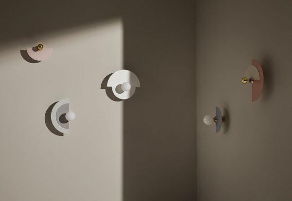 Бра Haban 2 диска 35 см / 25 см  + цоколь 5 cm золотой от интернет-магазина IDODOM.RU