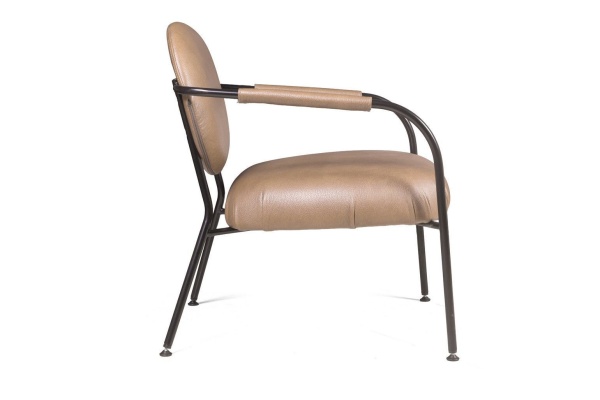 Лаунж кресло EGO, искусственная кожа, бежевый от интернет-магазина IDODOM.RU