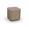 Пуф Grace цвета песчаного гранита, аксессуар кофейного цвета