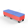 Скамейка Brick 180 красного цвета, аксессуар темно-синего цвета