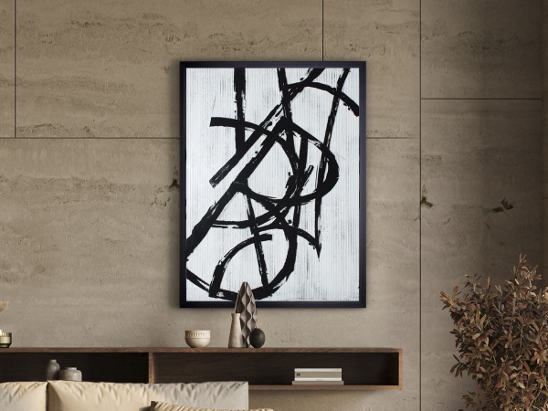 Графическая композиция Graphos Blanco 75x100 от интернет-магазина IDODOM.RU