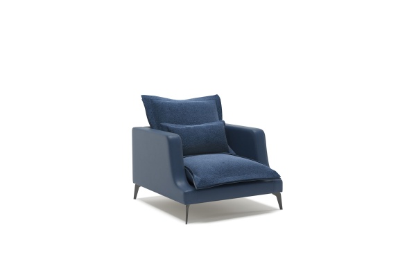 Rey кресло замша синий от интернет-магазина IDODOM.RU