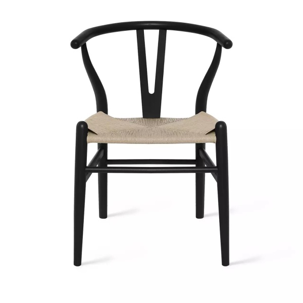 Стул Edvin, бук натуральный (покрытие  - эмаль черная) от интернет-магазина IDODOM.RU