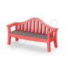 Скамейка Province Chili Red, Cappuccino