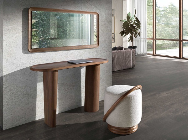 Прямоугольное настенное зеркало 3248/415-G в раме из ореха 120 x 60 от интернет-магазина IDODOM.RU