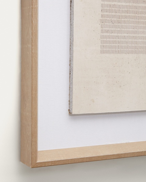 Sormina Картина с коричневыми полосками в центре 30 х 40 см от интернет-магазина IDODOM.RU