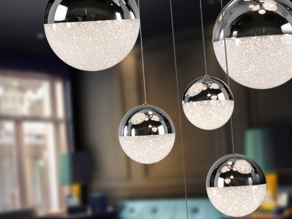 Люстра Sphere 14L хромированная D60 DIMABLE от интернет-магазина IDODOM.RU