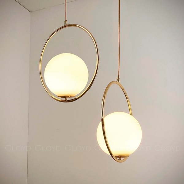 Подвесной светильник Cloyd MONADA-B P1 / выс. 35 см - золото (арт.10935) от интернет-магазина IDODOM.RU