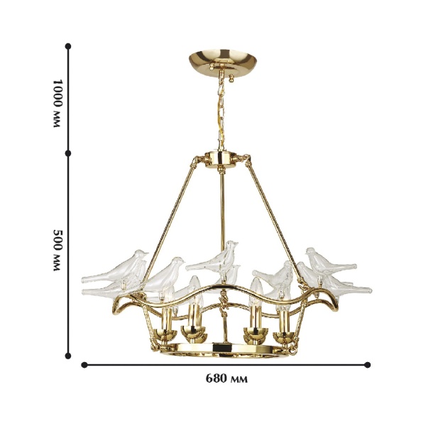 Люстра подвесная Pajaritos от интернет-магазина IDODOM.RU