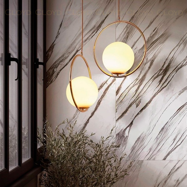 Подвесной светильник Cloyd MONADA-B P1 / выс. 35 см - золото (арт.10935) от интернет-магазина IDODOM.RU