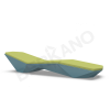 Шезлонг Quaro с подушками Blue Pine, Green