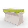 Скамейка X-seat Line Cappuccino, Green