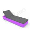 Шезлонг Grace Deep Violet, Dark grey