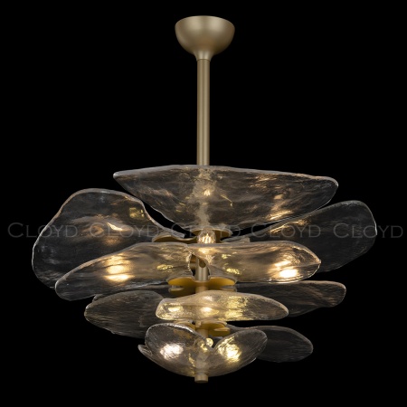 Люстра Cloyd ASPASIA C12 / Ø67 см - латунь светл. (арт.11654) от интернет-магазина IDODOM.RU