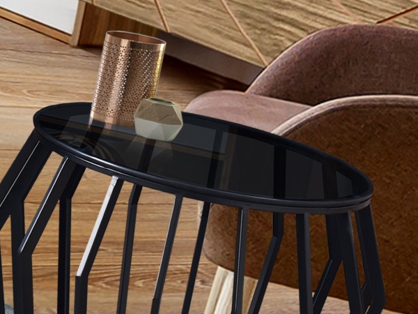 Приставной столик Ciros черный матовый от интернет-магазина IDODOM.RU