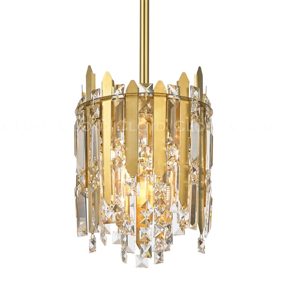 Подвесной светильник Cloyd ALCATRAZ-A P3 / Ø23 см - латунь (арт.10600) от интернет-магазина IDODOM.RU