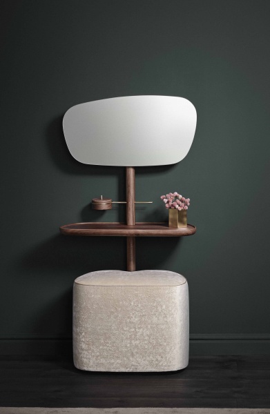 Пуфик Momentos кремовый бархат от интернет-магазина IDODOM.RU