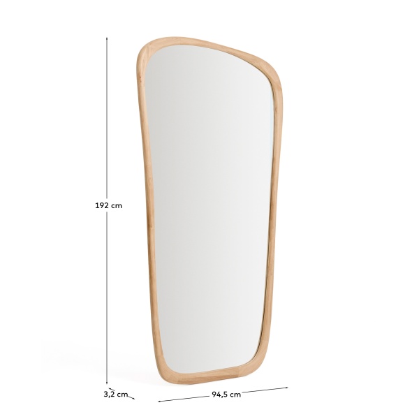 Зеркало из тикового дерева Alura 94,6 x 192,1 см от интернет-магазина IDODOM.RU