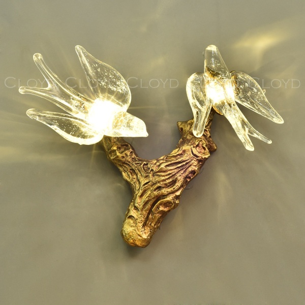 Бра Cloyd SIRIN W2 / шир. 30 см - латунь (арт.20304) от интернет-магазина IDODOM.RU