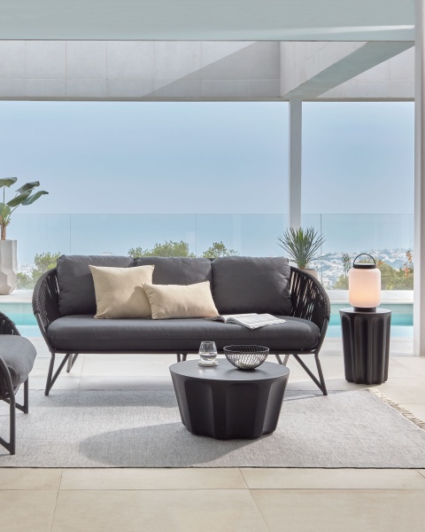 Пуф круглый Nedra бежевый от интернет-магазина IDODOM.RU