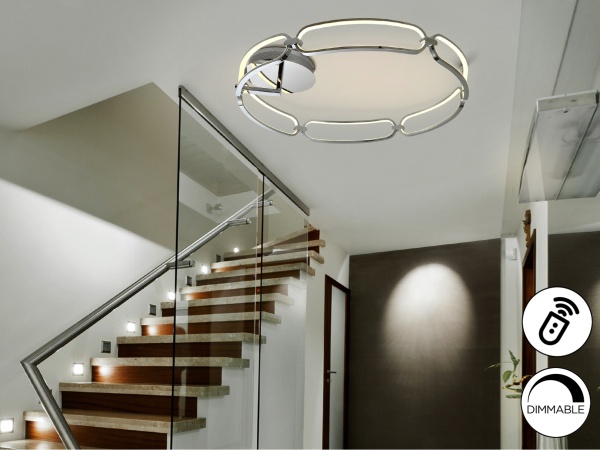 Потолочный светильник Colette Ø80 хром DIM от интернет-магазина IDODOM.RU