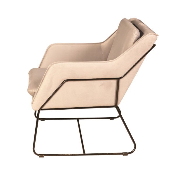 Кресло Alex, бархат бежевый 5 от интернет-магазина IDODOM.RU