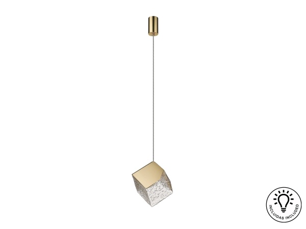 Подвесной светильник Priscila 1L золотой от интернет-магазина IDODOM.RU