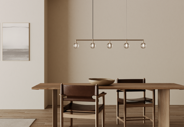 Подвесной светильник Doul 5L золотой от интернет-магазина IDODOM.RU