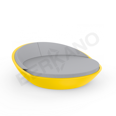 Шезлонг Riviera Yellow, Gray