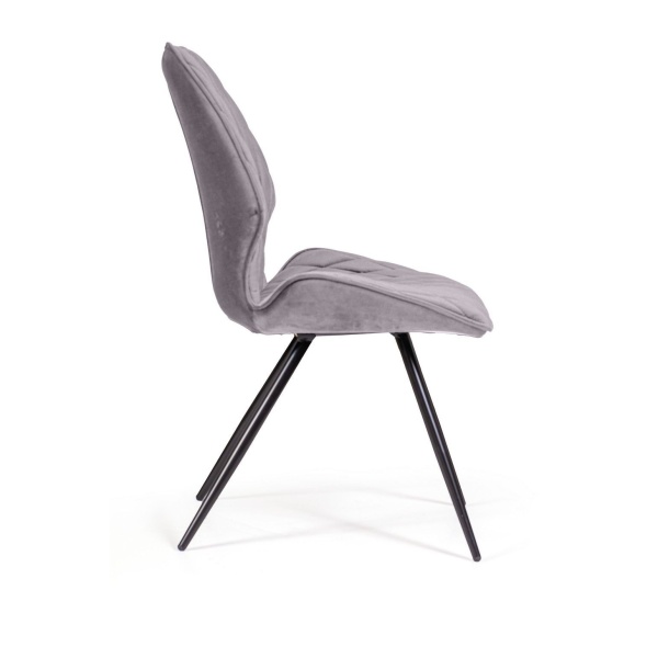 Стул Flash ромб, бархат светло-серый 26 от интернет-магазина IDODOM.RU