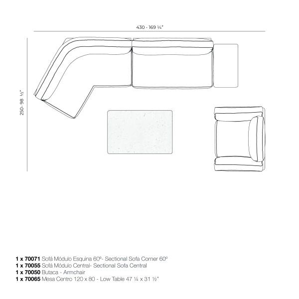 Уличный модульный диван Pasadena левый от интернет-магазина IDODOM.RU