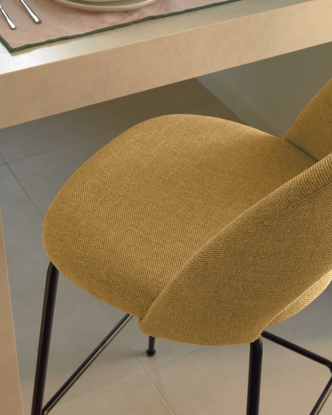 Полубарный стул Mahalia горчично-желтый от интернет-магазина IDODOM.RU