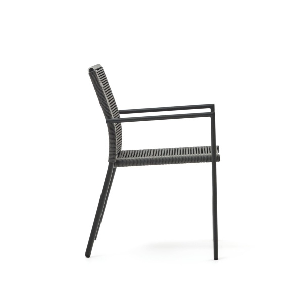 Culip Садовый стул из алюминия и шнура в сером цвете от интернет-магазина IDODOM.RU