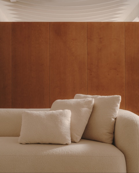 Martina Подушка из необработанной ткани букле 52 x 52 см от интернет-магазина IDODOM.RU