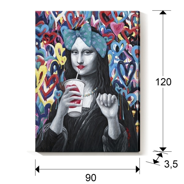 Картина Gioconda Pop 90x120 от интернет-магазина IDODOM.RU