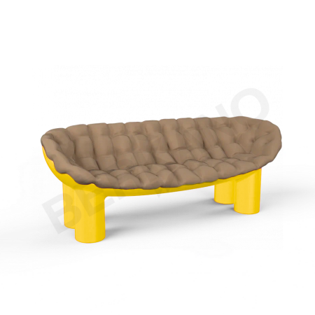Диван SLON Yellow, Cappuccino