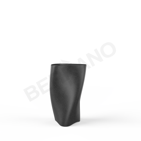 Кашпо Twist 68 DB Black Granite